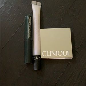 Eyeshadow  pallet and lip gloss and mascara